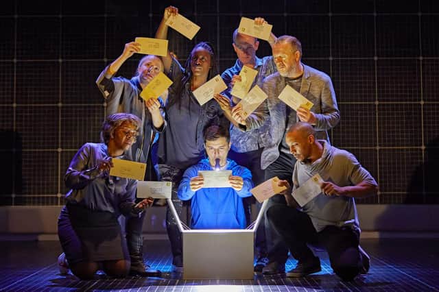 The company of The Curious Incident of the Dog in the Night-Time, which is coming to the Lyceum Theatre, Sheffield