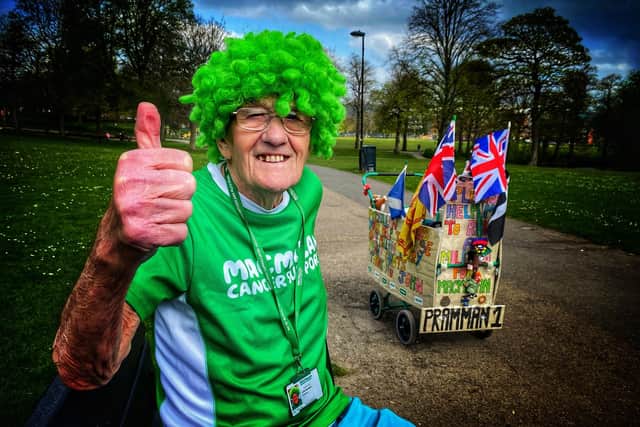 John Burkhill, from Sheffield, is on a mission to raise £1m for Macmillan Cancer Support