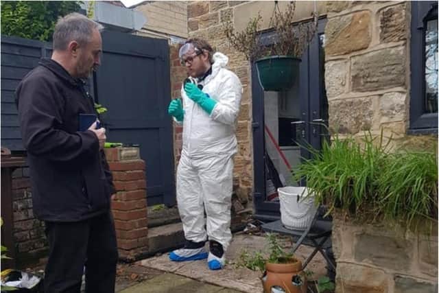 A Sheffield family has been forced to move out of their home after a chemical spillage contaminated their land
