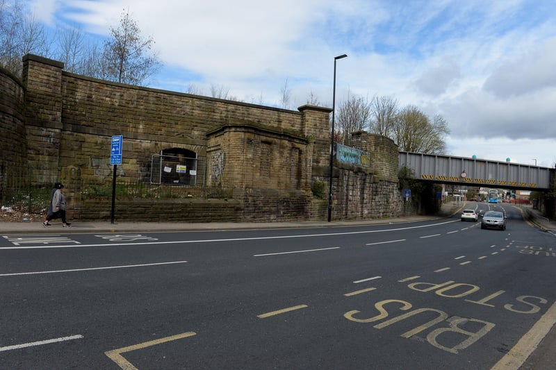 The old railway station at Heeley: The tunnel is the subway which was the old exit. When the railway station was closed in the 1960s it was the way in and out.
It has been opened up for engineers to assess what is underneath the line and is inaccessible to the public.