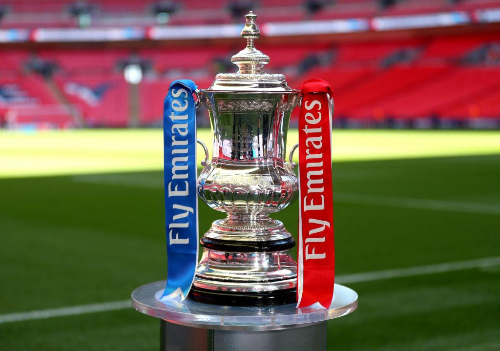 Emirates FA Cup Trophy.  (Photo by Catherine Ivill/Getty Images)