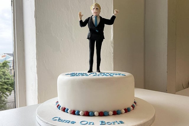 Fans of Boris Johnson can have their cake and eat it. Picture by FRANK REID