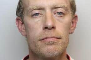 Pictured is Paul Ebery, aged 41, of Kingsway Grove, Thurnscoe, Rotherham, who was sentenced to 12 months of custody after he admitted stealing from his elderly father and locking him in his own Barnsley home.