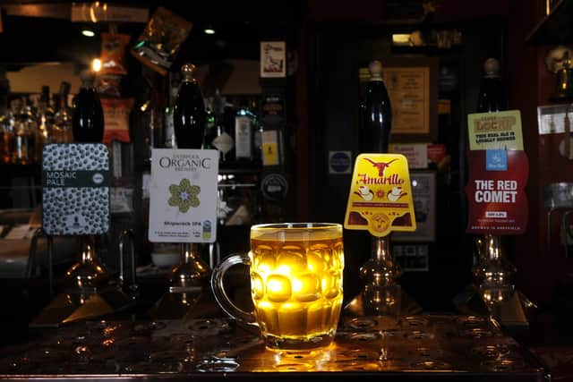 Real ale at the Kelham Island Tavern. Picture: Simon Hulme.