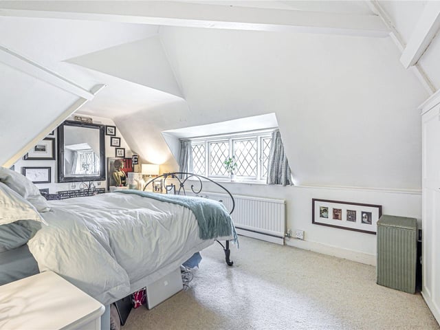This three bedroom Grade II listed thatched cottage in Nether Wallop is on the market for £900,000. It is listed by Fine and Country.
