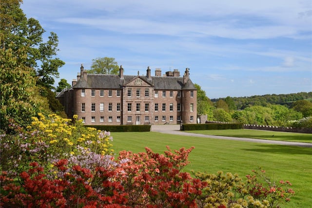 Brechin Castle in Angus features eight reception rooms, 16 bedrooms and 10 bathrooms.
It's on the market for offers over £3,000,000.