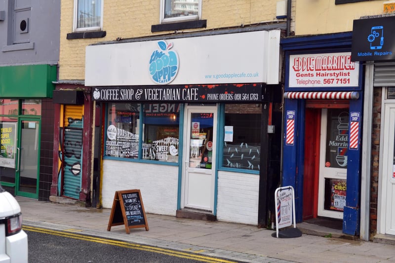 The Good Apple Cafe on Derwent Street, Sunderland, has a 4.8 rating.