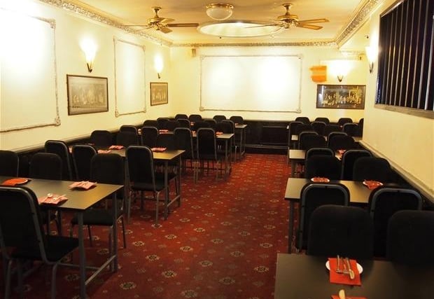 The upstairs seating area offers tremendous space for parties or other hired events.
