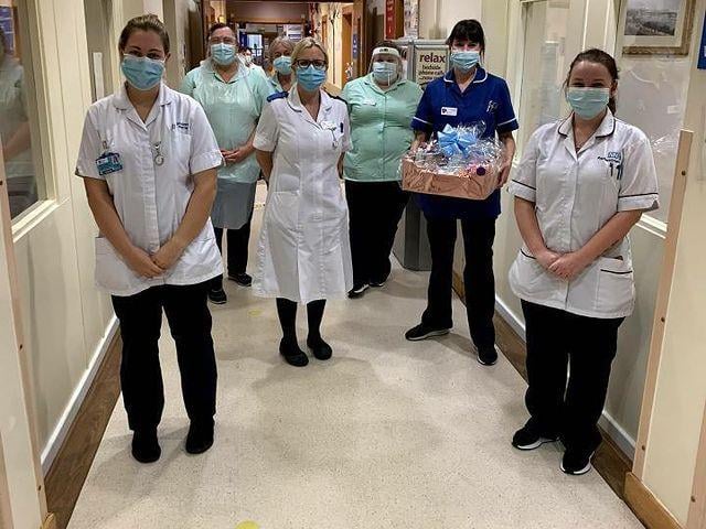 NHS workers receiving care packages from a Doncaster beautician (rebeccalucyrobinso_).