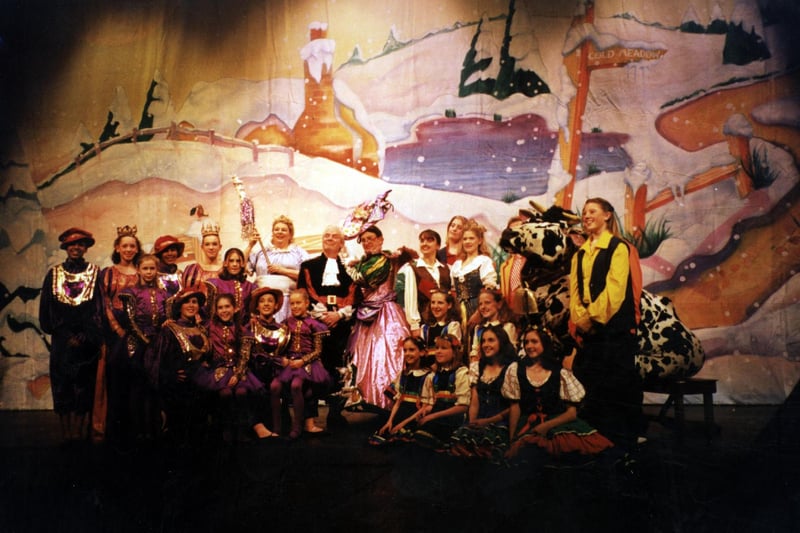 The cast of Jack and the Beanstalk pictured in 1999
