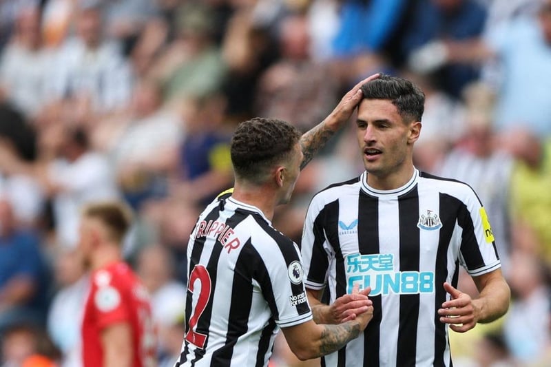 Newcastle are yet to lose a game Schar has started this campaign having missed the defeats to Liverpool and Sheff Wed. 