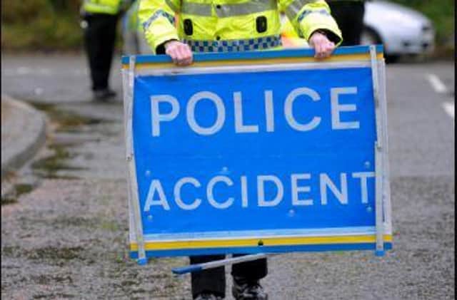 Accident hotspots in Falkirk district.