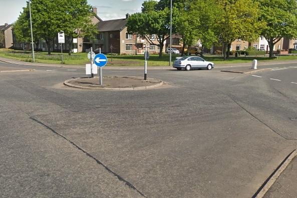 Temporary traffic lights will be in place in Beancross Road in Grangemouth at the mini roundabout with Newlands Road until December 18 following an LV fault. Google.