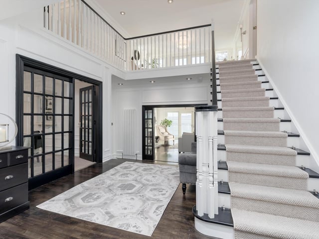 Hall and staircase.
