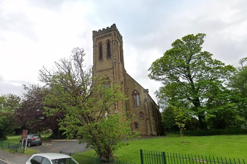 Sacred Heart Catholic Church in Thornton is a Grade II listed building but is at immediate risk of further rapid deterioration or loss of fabric. 
The report states:"Suspected inclusion of now corroding iron locating dowels within base of tracery mullions is causing widespread failure."