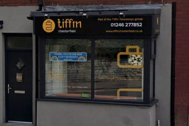 Tiffin, a takeaway at 9 Sheffield Road, Stonegravels, Chesterfield was given a score of four on September 29.