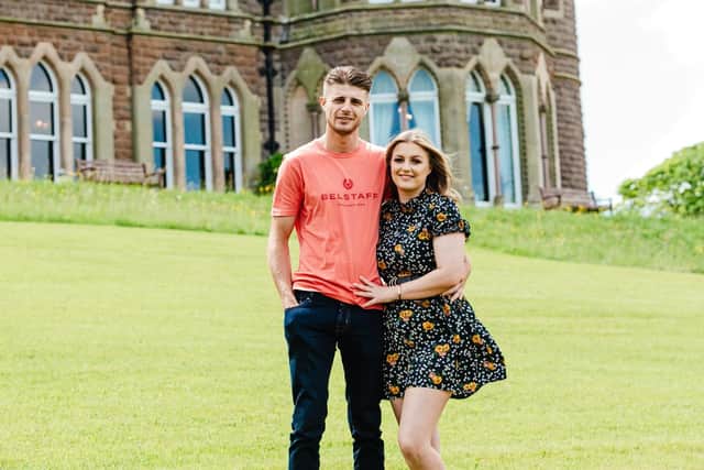 Macauley Harper and his fiance Emily, who plan to tie the knot in July