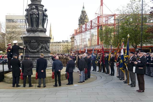 Remembrance Sunday was marked in Sheffield in the traditional way last year. Sadly this year's commemorations will be very different