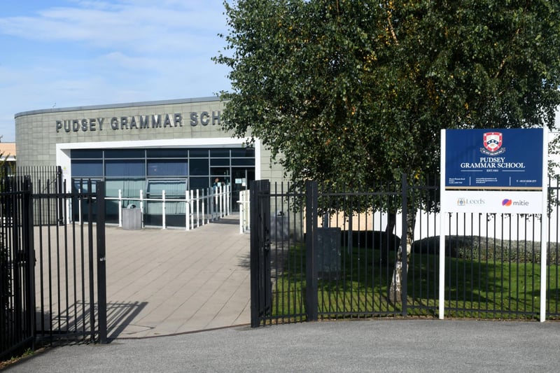 Pudsey Grammar School, located in Mount Pleasant Road, Pudsey, has 10.3% of pupils achieving AAB or higher.