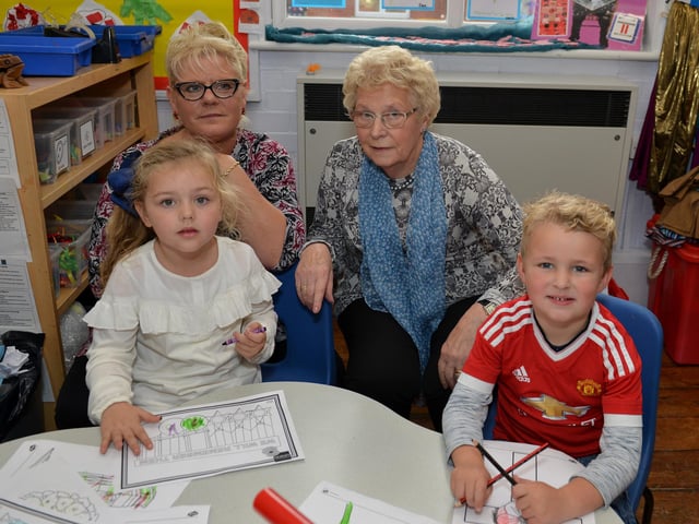 Grandparents got crafty at Forest Glade Primary School in 2017