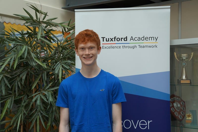 Tuxford Academy pupil Sam Barnett, from East Markham, achieved A*s in maths, further maths and physics. Sam will be going to the University of Bristol to study theoretical physics.