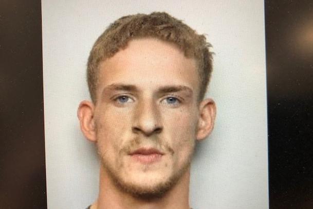 Pictured is Joshua Lawrenson, aged 22 at the time of sentencing, of Richmond Park Rise, Sheffield, and who admitted one count of robbery and possessing an imitation firearm following a raid with accomplice Wayne Robinson at HR News, on Duke Street, Sheffield, in December, 2018. Lawrenson, who has a previous conviction for possessing an offensive weapon, was sentenced to three years of custody in January. Robinson, aged 35, of St John’s Road, Sheffield, used a knife during a previous raid at HR News in November and during the second raid at the same shop he used an imitation firearm with Lawrenson. Robinson was jailed for 12 years.