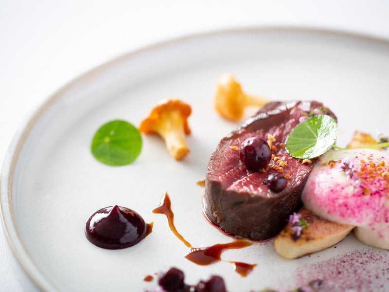 Shaun Rankin’s Rippon-based restaurant is located within a 17th century house, and offers formal dining from the highly skilled chef. It has received one star from MICHELIN, who said: “the range of inventive wine pairings and engaging service from the passionate team will enhance the experience.”