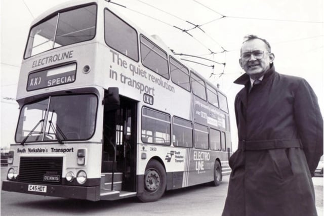 The Electroline electric bus was tested at Doncaster Racecourse in the 1980s but never went into service.