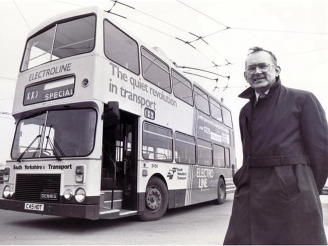 The Electroline electric bus was tested at Doncaster Racecourse in the 1980s but never went into service.