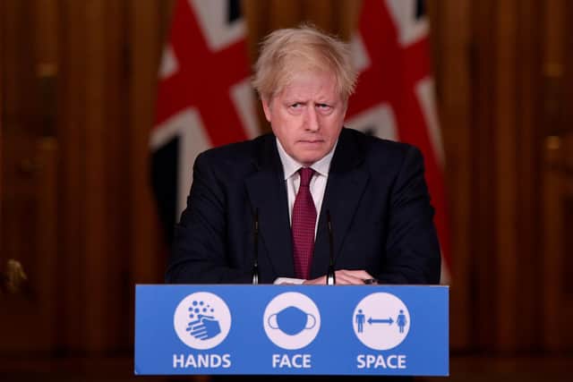 Britain's Prime Minister Boris Johnson (Photo by Toby Melville - WPA Pool / Getty Images)