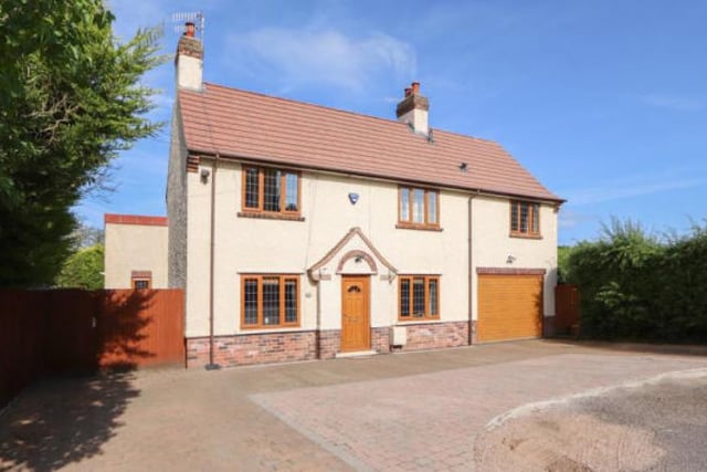 Another detached property with four bedrooms, this one was priced at £520,000.
