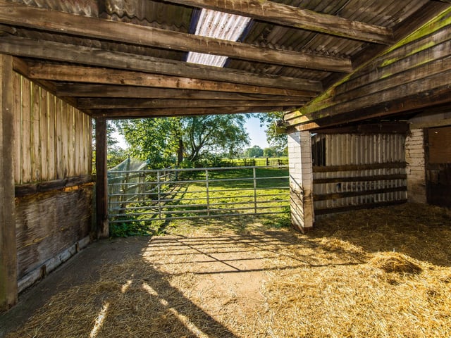 One of the barns.