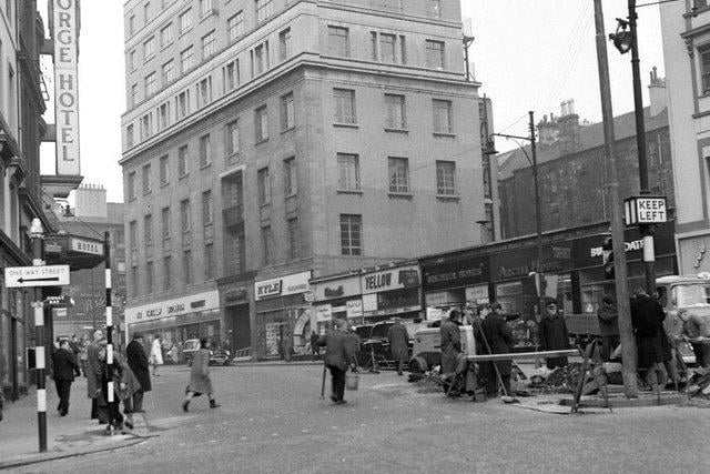 Naafi building at the top of Buchanan Street in the 60s, which was to be transformed into a Stakis casino