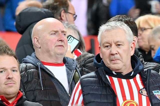 Black Cats fans take in Papa John's Trophy action as Sunderland top group F. Picture by FRANK REID