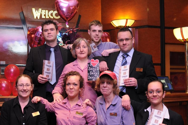 A Valentine's card competition was held at Mecca in Hartlepool for the favourite callers. Who can tell us more?
