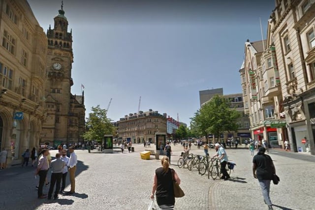 There were 8 more cases of burglary reported near the busy region of Fargate in the city centre.