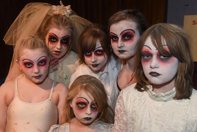 Members of the Casting Call Academy of Musical Theatre were all dressed up in Halloween style at the town's Maritime Heritage Spoo-quay event 6 years ago.