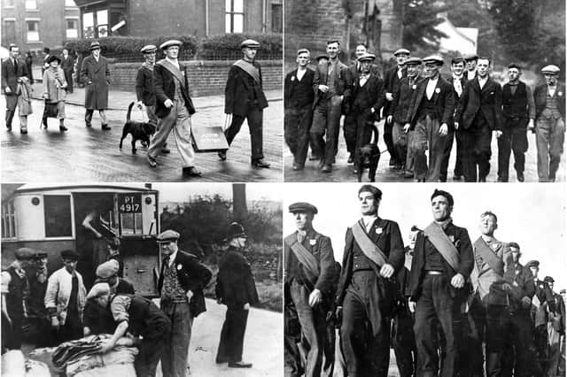 Men on a mission in 1936. 10 scenes from the Jarrow Crusade.