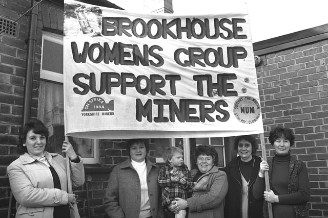 Miners Strike March 6th 1985
Brookhouse and Fence Womens Support Group

