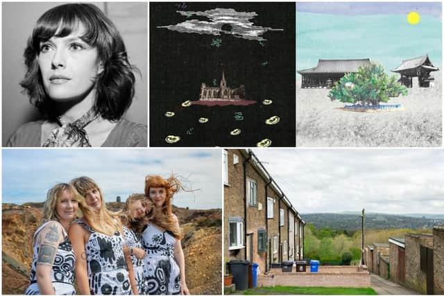 This year's Sensoria festival has a brilliant line-up, including: Top row (L-R): Gwenno; That Long Moonless Chase from animator Noriku Okaku
Bottom row: Sheffield band, Sister Wives; the From The Estate exhibition