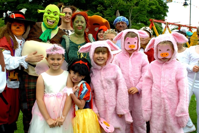 The annual Greatham Feast where the fancy dress parade in 2012 was full of characters.