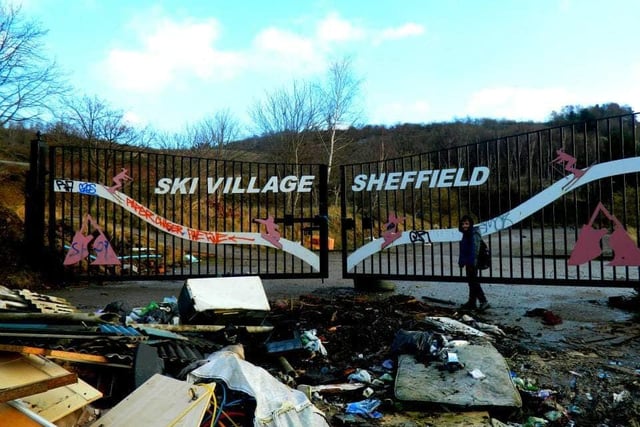 The entrance to the old Sheffield Ski Village