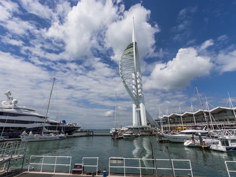 With the best view in the whole of Portsmouth, it's no surprise that Spinnaker Tower has won a Travellers' Choice award. The viewing platform has a 4.5 rating out of five, with over 5,000 reviews on Tripadvisor.
