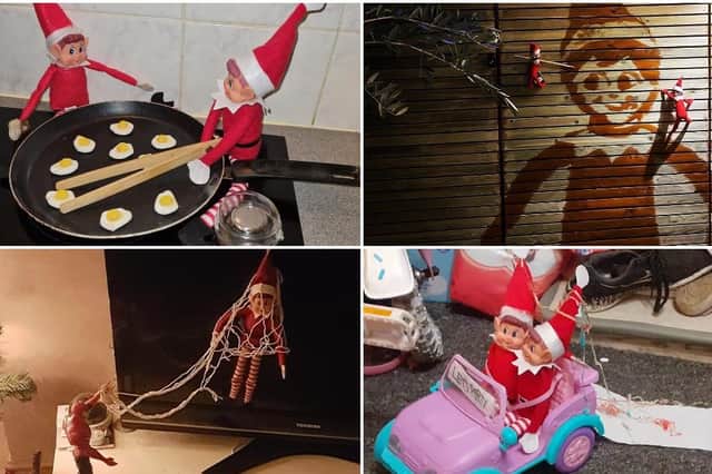 Elf on the Shelf ideas from Doncaster parents.