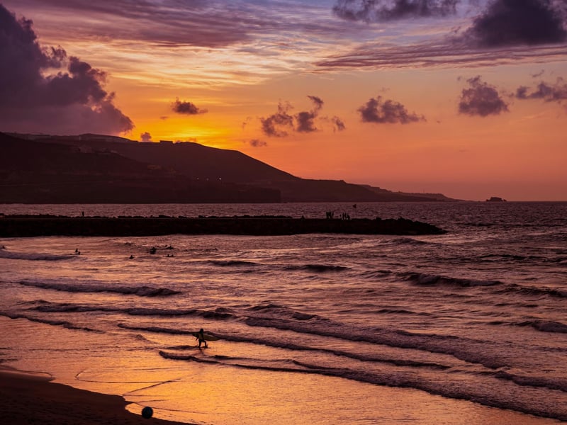 The most densely populated of Spain's idyllic and volcanic Canary Islands, Gran Canaria is a four hour and 40 minute direct flight away from Edinburgh - and offers an average October temperature of 26.4 °C according to the Met Office.
(Image credit: Getty Images/Canva Pro)