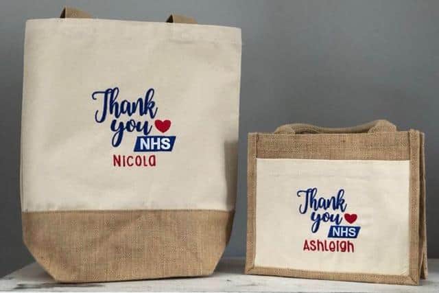 The 'Thank You NHS' bags
