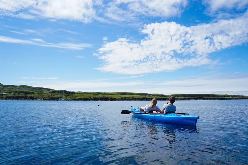 Discover the wild and remote landscape of the Hebrides off the northwest coast of Scotland where you can take to the waters for kayaking, windsurfing and snorkelling, or go exploring ashore on scenic coastal hikes.