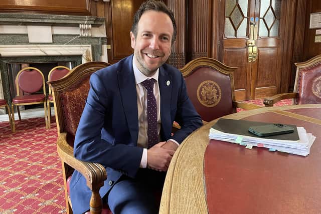 Coun Ben Miskell, who chairs Sheffield City Council's economic development, skills anbd culture policy committee. Picture: LDRS