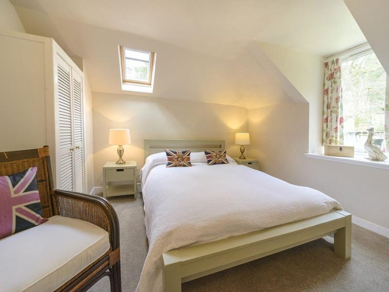 Holiday cottage bedroom.