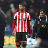 Max Lowe of Sheffield United leaves the pitch at Huddersfield Town: Simon Bellis / Sportimag